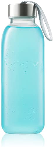 Glass water bottle | water bottle, water bottle for kids | Dubai can bottle, borosilicate glass bottle. Bottle with cap (Pack of 1)
