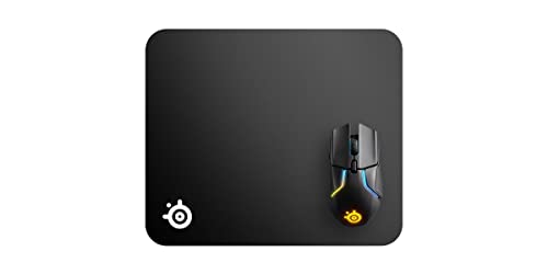 Steelseries Qck - Gaming Mouse Pad - 320Mm X 270Mm X 2Mm - Fabric - Rubber Base - Black ,63004,Medium Sized