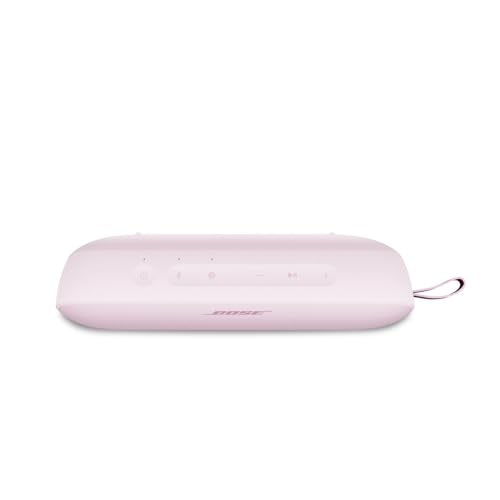 New Bose SoundLink Flex Portable Bluetooth Speaker (2nd Gen), Portable Outdoor Speaker with Hi-Fi Audio, Up to 12 Hours Battery Life, Waterproof and Dustproof, PETAL PINK