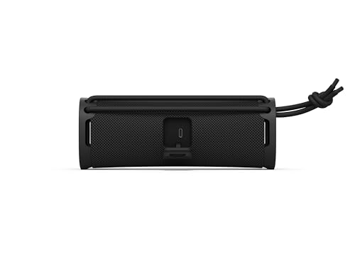 Sony ULT FIELD 1 - Wireless Bluetooth Portable Speaker with ULT POWER SOUND, Ultimate Deep Bass, IP67, Waterproof, Dustproof, Shockproof, 12hr Battery, Clear Call Quality, Outdoor, Travel - Black
