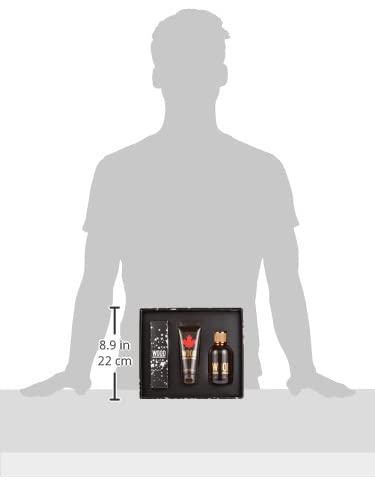 Dsquared2 wood pour homme edt 100 ml gift set, 100.0 millilitre