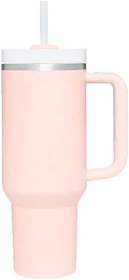 Quencher H2.0 Flowstate Tumbler Stainless Steel Vacuum Insulated Tumbler With Lid and Straw - For Water, Iced Tea, Coffee And More (BubbleGum)