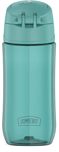 THERMOS FUNTAINER PLASTIC KIDS AQUA BLUE BOTTLE 470ML, GP4040AQ, PLASTIC HYDRATION BOTTLE WITH LID, PLASTIC BOTTLE, WATER BOTTLE