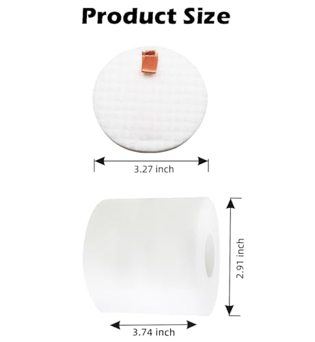 Goodsby 2 Pack Replacement Foam Filter Kit Compatible with Shark IQ Robot Vacuum Self-Empty Base R101AE RV1000S RV1001AE RV1101ARUS RV2502AE RV2520A0US RV912S RV912S RV912S UR1000SR UR1005AE