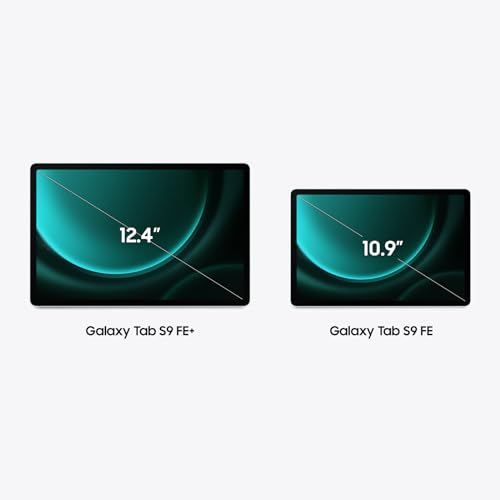Samsung Galaxy Tab S9 FE WiFi Android Tablet, 12GB RAM, 256GB Storage, S Pen Included, Silver (UAE Version)