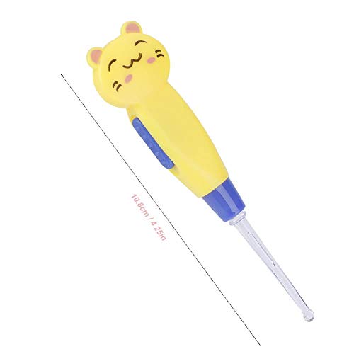 ZZWYF Kids Cartoon Luminous Ear Wax Cleaner Flashlight Ear Pick Plastic Earwax Cleaner with LED lights for Kids