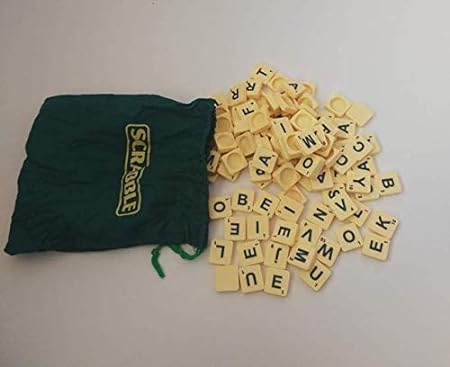 MK Unique Scrabble Original Board Game – Classic Family Word Game for Fun & Learning Man, Woman and Adult