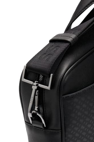 BOSS Men's Zair M S doc case briefcase with monogram insert