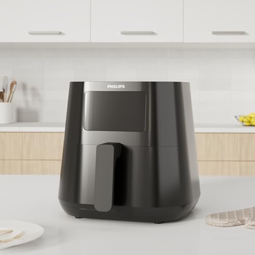 Philips Airfryer XL - 2000W, LED Touch Screen Display, 6.2L, 1.2KGs, 7 Presets, Rapid Air Technology, Black - HD9270/91