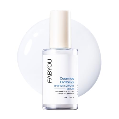 FABYOU Ceramide Panthenol Skin Barrier Support Serum 50ml – Korean Skincare with Deep Absorption for Strengthening the Skin Barrier & Long-Lasting Hydration, Ultra-Low Molecule Formula