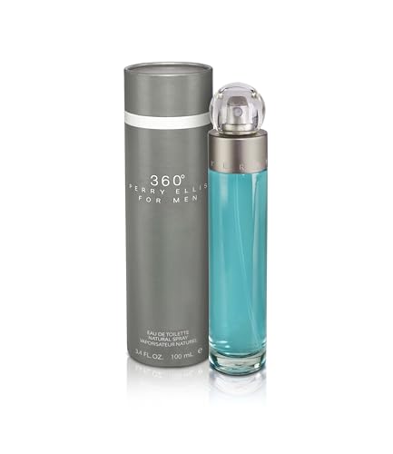 Perry Ellis 360 4 Pc Gift Set For Men - 3.4oz EDT Spray, 6.8oz Deodorizing Body Spray, 3.0oz Shower Gel, 0.25oz EDT Spray