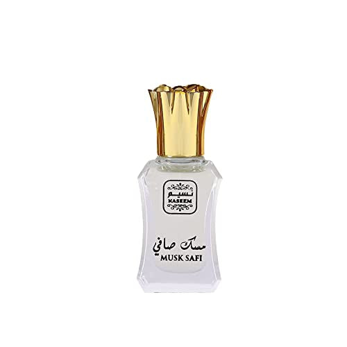 NASEEM Musk Safi Perfume Oil 12ml | Premium White Musk Fragrance with Lily of the Valley, Sandalwood & Amber | Long-Lasting Unisex Perfume