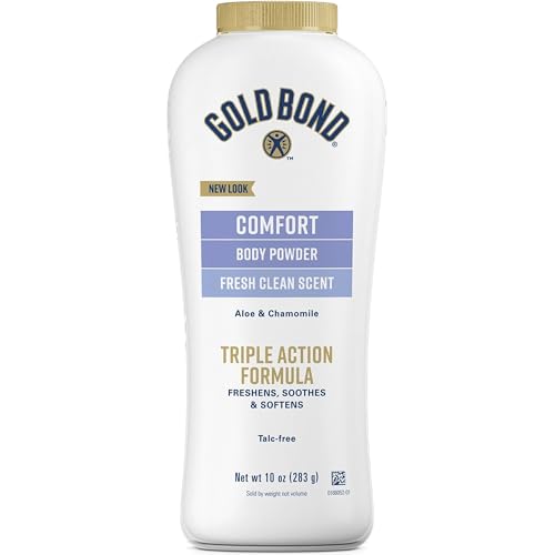 Gold Bond Ultimate Comfort Body Powder, Aloe & Chamomile 10-Ounce Bottles (Pack of 4)4