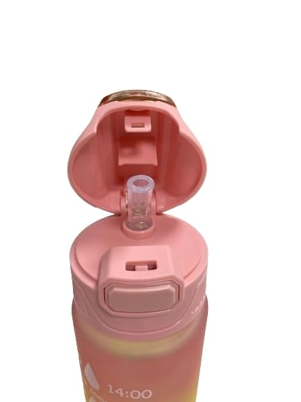 800 ml and 280 ml Reusable Water Bottles, Set of 2, mix colour,Leakproof BPA Free Water Bottle, 800ml, One-Click Lock, for Gym, Yoga, Running, Sports, Travel, Camping, Hiking,Kids and School Water Bot