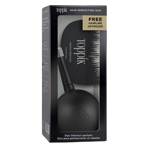 Toppik Hair Perfecting Duo Tool Kit 2-Piece Kit Includes Spray Applicator and Hairline Optimizer for Precise Application of Toppik Hair Building Fiber