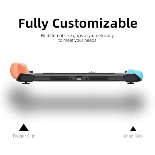 Savage Raven by Skull & Co. NeoGrip for Nintendo Switch 2: An Ergonomic Grip Hard Shell Handheld Case with Replaceable Grips [to fit All Hands Sizes] [No Carrying Case]- Black