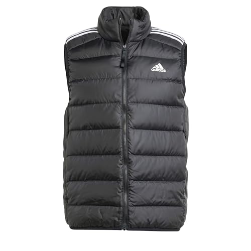 adidas male Adult Essentials 3-stripes Light Down Vest Down Jacket