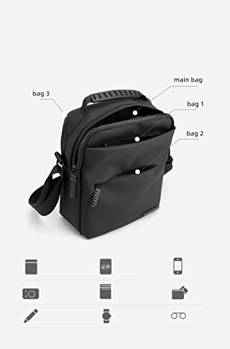 Coclux Waterproof Sling Bag Crossbody Backpack for Men Women Sling Backpack Hiking Daypack Multipurpose Cross Body Chest Bag for Business Travel Cycling
