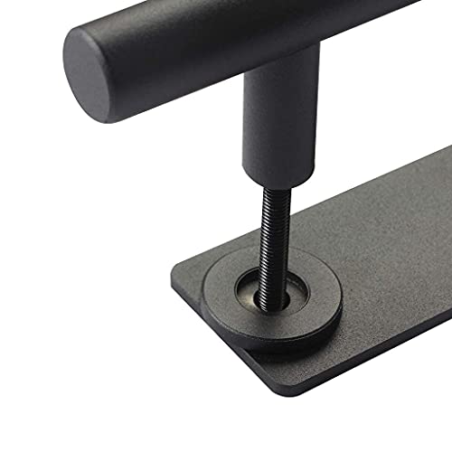 MAKINGTEC Sliding Door Handle, Heavy Duty Barn Door Handle Stainless Pull Hardware Set Hardware Handle for Closet Home Black Door Handles