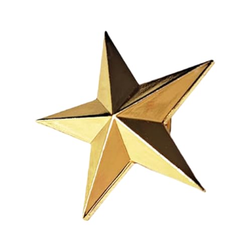 Fashionable Star Brooch Five Pointed Star Badge Costume Decoration Accessory Stylish Women Clothing Embellishment