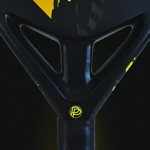 PadelPursuit SpynX Padel Racket 360g Carbon Fibreglass Sandpaper Surface EVA 15 Foam Spin Control Maximum Performance