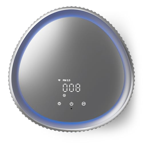 Philips Smart Air Purifier PureProtect 4200 Series - Rooms up to 156 m2, HEPA, Active Carbon, 5 Speeds, Sleep Mode, Child Lock, Connected to Air+App, Supernova Silver - AC4220/12