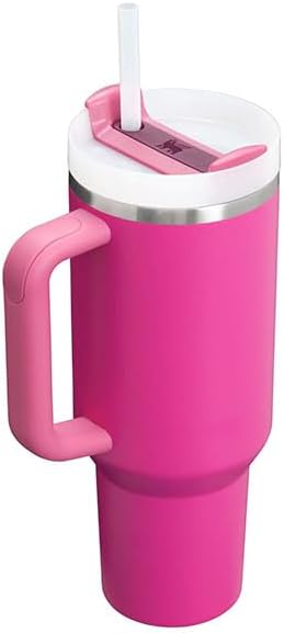 Quencher H2.0 Flowstate Tumbler Stainless Steel Vacuum Insulated Tumbler With Lid and Straw - For Water, Iced Tea, Coffee And More (BubbleGum)