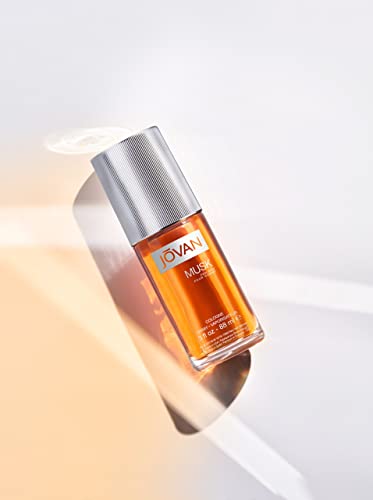 Jovan Musk Eau de Cologne Spray, Sexy Cologne for Men, Vegan Formula, 88ml