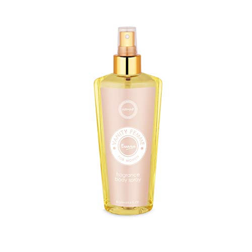 Armaf Vanity Femme Essence For Women, 4 Piece Gift Set, Eau De Parfum - 100ml + Body Lotion - 100ml + Fragrance Body Spray - 250ml + Perfumed Body Spray - 50ml, For Her