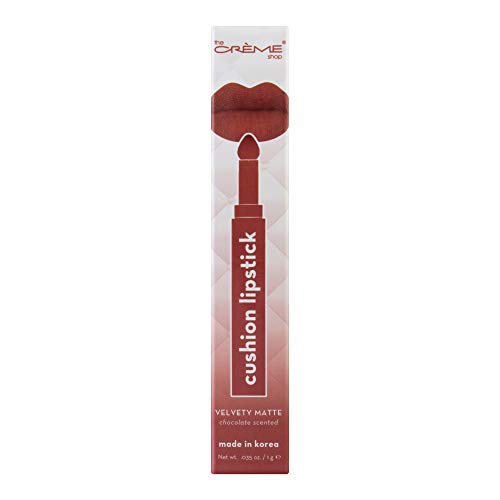 The CrÃ¨me Shop Lip Color Cushion Lipstick. Velvet Matte Finish. Buildable, Moisturizing, Long Wear Cream Formula. -Barely There