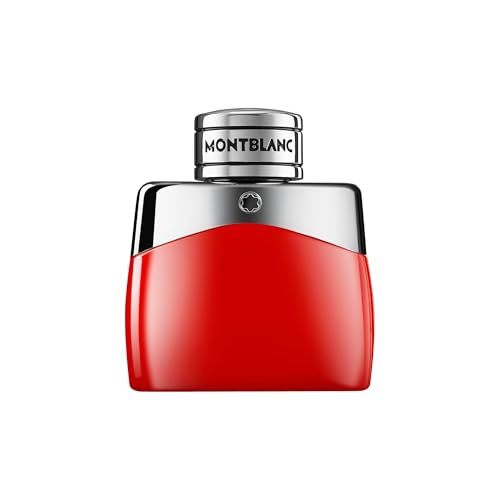 MONTBLANC Legend Red Eau de Parfum - Long Lasting Fragrance with notes of Blood Orange, Sage & Mahogany Woods - Charismatic & Woody - 1.0 fl. oz.
