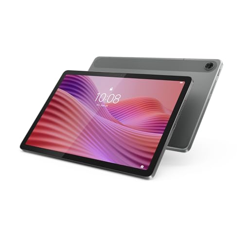 Lenovo Tab with Clear Case, 10.1" WUXGA (1920x1200) 400nits Anti-fingerprint Touch, MediaTek Helio G85 processor, 4G LTE Voice calling, 4GB RAM, 128GB Storage, Android 14, Luna Grey - [ZAEJ0000AE]