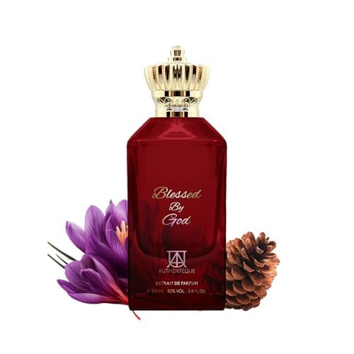 AUTHENTEQUE - Blessed by God - Perfumes for Women & Men - Inspired by M.FK?? B.accarat R.ouge 5.40 - Long Lasting Fragrance - Amberwood, Ambergris, Saffron & Jasmine - 5ml