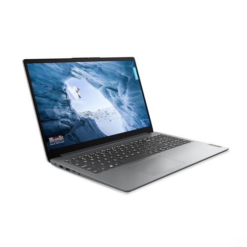 Lenovo IdeaPad 1 15AMN7 Laptop with 15.6" FHD IPS Anti-glare Display, Ryzen 3 7320U, 8GB RAM, 512GB SSD, Integrated Radeon 610M Graphics, Eng Arb, W11, Cloud Grey [82VG00T0AX]