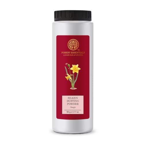Forest Essentials Silken Dusting Powder, Nargis, 100g