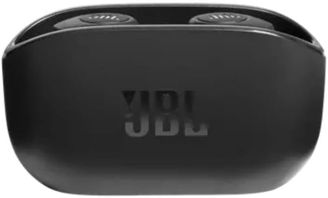JBL Wave 100 True Wireless Earbud Headphones, Deep Powerful Bass, 20H Battery, Dual Connect, Hand-Free Call, Voice Assistant, Comfortable Fit, Pocket Friendly - Black, JBLW100TWSBLK