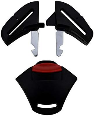 LSZGAN 2Pcs Black Car Baby Safety Seat Clip Fixed Lock Buckle Safe Belt Strap Harness Chest Child Clip Buckle Latch Toddler Clamp