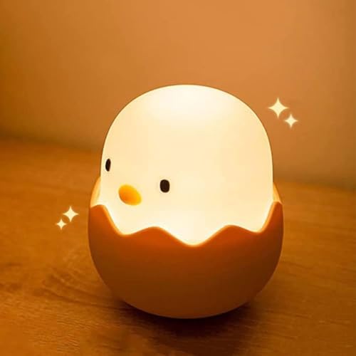 Dimmable Kids Night Light - Touch Control Rechargeable Night Lamp for Baby & Children, Bedroom Sleep Aid & Gift