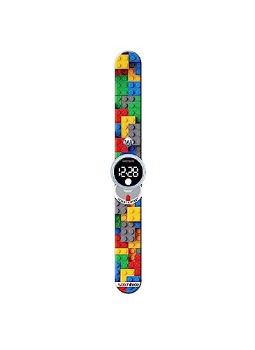watchitude Tag’d Trackable Kids Digital Watch, Build Up - Compatible with Apple AirTag Application, 35mm White Display