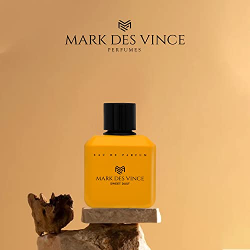 M MARK DES VINCE Sweet Dust Perfume Gift Set For Women Eau De Parfum 100ML + Body Mist 200ML + Concentrated Perfume Oil 15ML (Pack of 3)