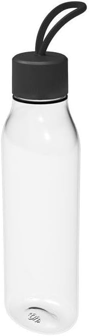 Liv Flat Squeeze Water Bottle, 700 ml Capacity, Black