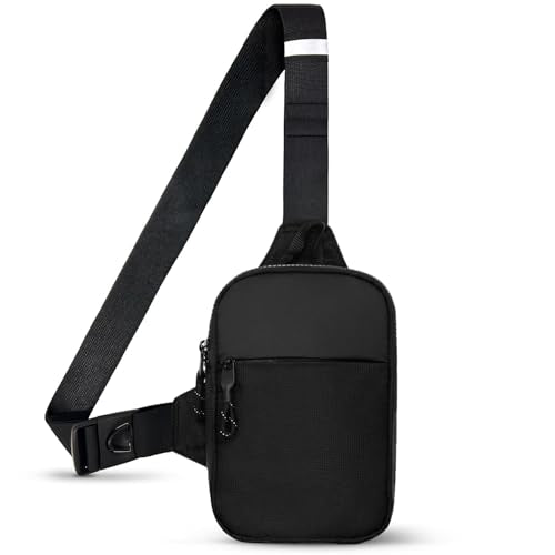 Mini Sling Bag for Men Women Small Crossbody Shoulder Backpack Fanny Packs Personal Pocket Bag Casual Phone Chest Bag