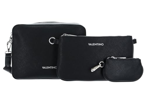 VALENTINO Men's Crossbag 5xq-Marnier Unique Shoulder Bag, Black