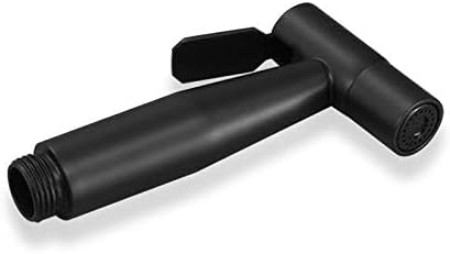 Gaosin Matte Black Handheld Bidet Sprayer Diaper Shattaf Complete Bidet Set with G1/2 Value for Toilet Bathroom