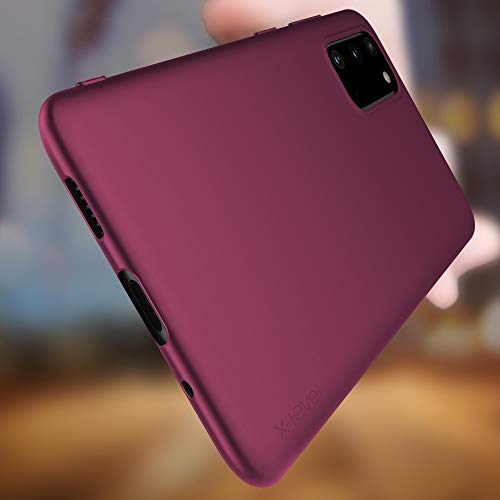 X-level Samsung Galaxy S20 Case, Slim Fit Soft TPU Ultra Thin S20 Mobile Phone Cover Matte Finish Coating Phone Case Compatiable Samsung Galaxy S20/Galaxy S20 5G - WineRed