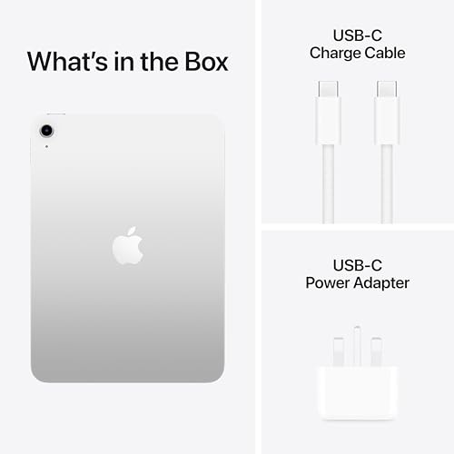 Apple iPad 11-inch: A16 chip, 11-inch Model, Liquid Retina Display, 128GB, Wi-Fi 6, 12MP Front/12MP Back Camera, Touch ID, All-Day Battery Life â€” Silver