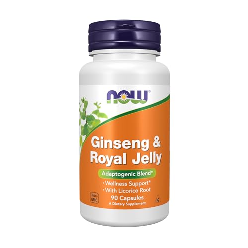 NOW Foods Ginseng & Royal Jelly Caps. 90's