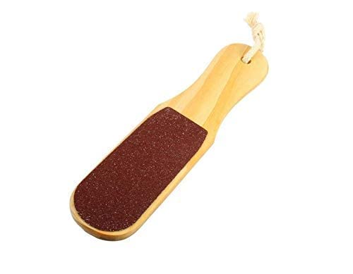 NIBE EMINENT Pedicure Wooden Foot File Double-sided Callus Makeup Remover Pedicure File (Black)