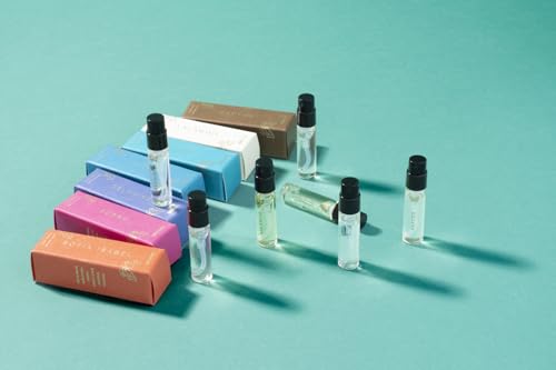 DefineMe Mini Perfume Gift Set, Pack of 7 Scents, Natural Fragrance Mists for Women, Petite Discovery Kit Sampler