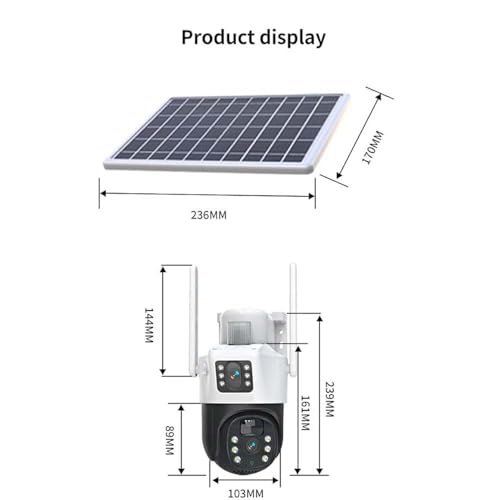 4G LTE Solar Battery Outdoor Camera – HD 4MP with Full-Color Night Vision | Motion Detection, Sound/Light Warning, IP66 Waterproof, Cloud & TF Card Storage